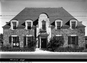 Runnymede Branch Public Library ca. 1930 (City of Toronto Archives)