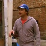 Jamie Oliver walking through east end London, from Jamie's Great Britain.  Screen shot from YouTube.