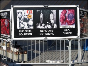 Figure 4 Detail. Genocide Awareness Project. Photograph by Don Gill. October 2014.