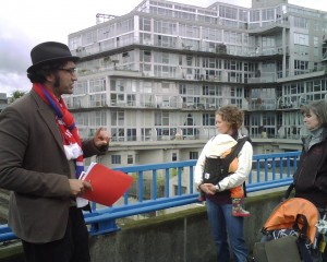 "Labout History in the Downtown Eastside walking leader Am Johal