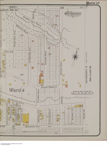 Goad's Atlas, 1910, plate 37 CTA location