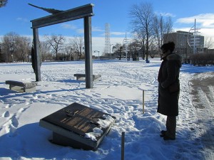 Monument to Canadian Aid Workers. Photograph: Mike Gifford. Wikipedia Commons.
