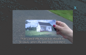 Video of Linda Cormier talking about their house in the St-Olivier/Cap St-Louis region of the park.