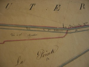Map 2 – Detail of Cadastre, Martaizé, 1828-29, 4P 999-1005, Archives départementales de la Vienne
