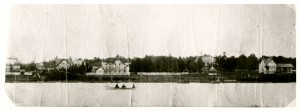 Photograph of St. Mary's River, circa 1880, public domain. 