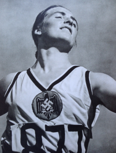 “Gisela Mauermayer-Germany” from Leni Riefenstahl, Olympia (London: Quartet Books, 1994), 98.