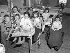Young Patients, Halifax Children’s Hospital, 1948. Wikimedia Commons
