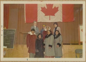The Popat family arrives in Montreal on November 4, 1972. Daxa Popat/Pier 21.