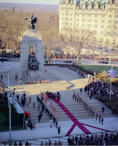 Department of National Defence / Library and Archives Canada / ecopy, R112-4004-8-E, Remembrance Day Ceremonies, Ottawa, 1962.