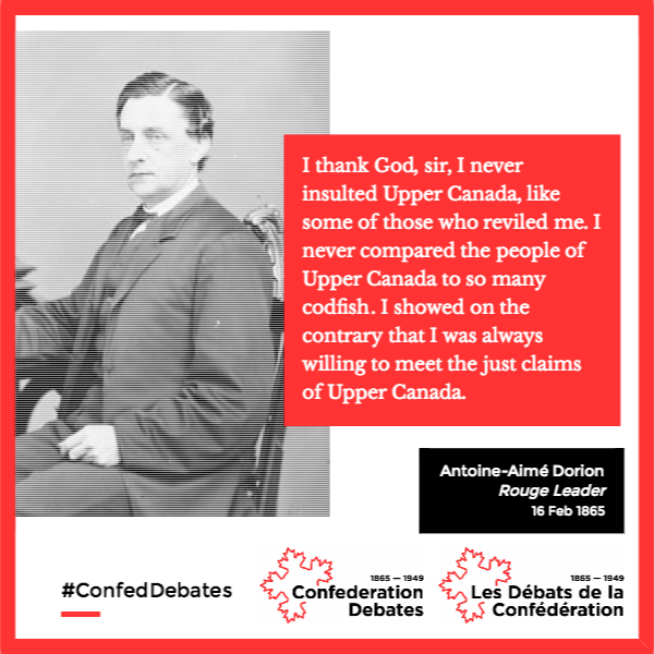 The Confederation Debates posted its first “Quote of the Day” to social media on 1 July 2016. We will continue posting content from all stakeholders in both official languages for the next year. Anyone can log onto our website, transcribe a page, and flag some text for these posts.