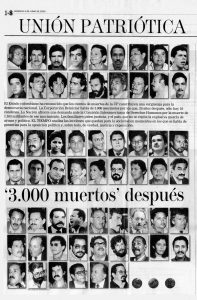 ."Unión Patriótica." El Tiempo, June 5, 2005