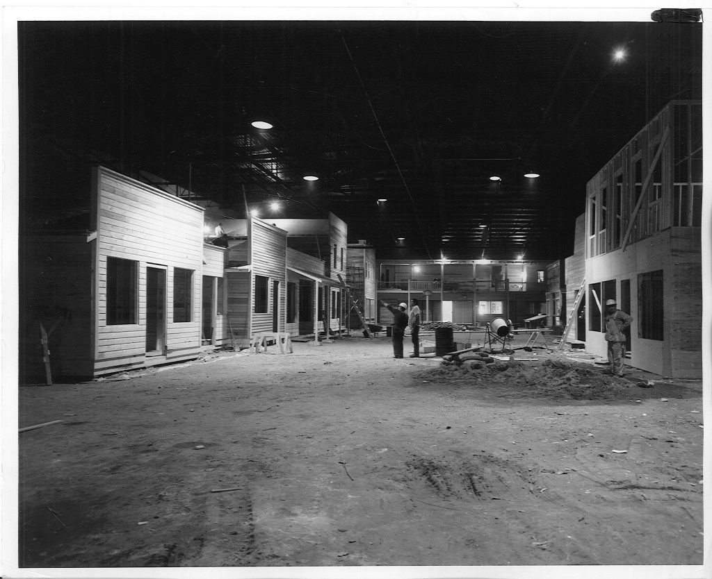 Museum exhibit construction