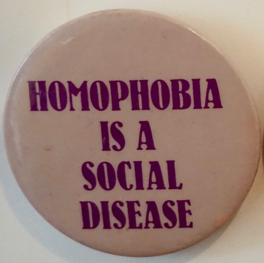 Burron reading homophobia is a social disease