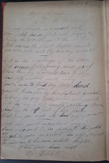 A page filled with handwriting.
